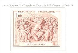 Timbre Neuf - 1970 -  France - Y&T 1641 - Sculpture 'Le Triomphe De Flore' De J-B Carpeaux - Autres & Non Classés