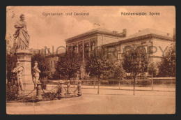 AK Fürstenwalde, Gymnasium Am Denkmalsplatz  Vintage Original Ca1900 POSTCARD CPA AK (W4_2659) - Fuerstenwalde