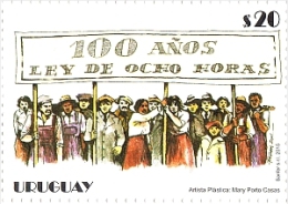 Uruguay 2015 ** Centenario Ley Jornada De 8 Horas. See Desc. - IAO
