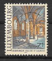 YT 1031 (o) - Diekirch - Eglise St Laurent - Used Stamps