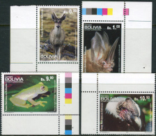 Bolivia 2013. Michel #1932/35 MNH/Luxe. Rare Animals (Ts17) - Bolivia