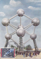 Carte Maximum BELGIQUE N°Yvert 1051 (EXPO BRUXELLES) Obl Sp Ill 1958 - 1951-1960