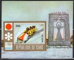 TCHAD - J.O  SAPPORO  1972 - N°BLOC  37 ** NON DENTELE - Winter 1972: Sapporo