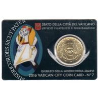 Vatican Coin Card N°7 2016 Jubilé De La Miséricorde - Vatican