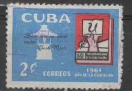 1961 Education Year - 2c Letters In A Book  FU - Usados