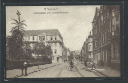 CPA - Allemagne - M.GLADBACH - Schillerplatz Mit Humboldstrasse - Vélo " Schiller Apotheke "  // - Mönchengladbach