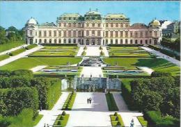 AT.- Wenen Wien. Vienna. Vienne - Belvedere. The Belvedere Castle. Chateau De Belvedere. 2 Scans - Belvedere