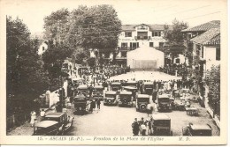 ASCAIN - Fronton De La Place De L´Eglise - MD 15 - écrite 1938 - Tbe - Trés Animée - Ascain