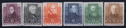 Österreich Mi.-Nr.  524 - 529  MNH/** Sans Charnière  Postfrisch 1931 - Ungebraucht