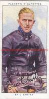 1937 Speedway Rider Eric Chitty - Trading Cards