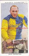 1937 Speedway Rider Jack Ormston - Trading Cards