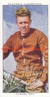 1937 Speedway Rider Claude Rye - Trading Cards