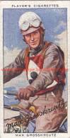 1937 Speedway Rider Max Grosskreutz - Trading Cards