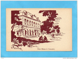 VALMONDOIS- Maison De Retraite Des Représentants De Commerce-Carte Illustrée -Poitevin--années 20- - Valmondois