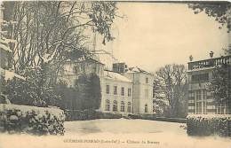 - Loire Atlantique - Ref-B568 -  Guemene Penfao - Chateau De Brossay - Chateaux - Effet De Neige - Carte Bon Etat - - Guémené-Penfao