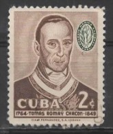 1958 Famous Cu Bans. Doctors - 2c  Dr. T. Romay Chacon  FU - Oblitérés