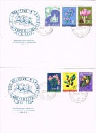 17300. 2 Cartas F.D.C. PORTOROSE (Jugoslavia) 1960. Plantas Medicinales - Heilpflanzen