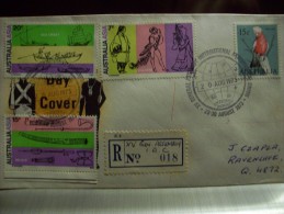 Australia Registered Cover W. Special Handwritten Label (Sonder R Zettel) I.A.C. Astronomic Gen. Assembly 1973 In Sydney - Storia Postale