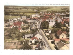 CPA 18 NERONDES Vue Générale Aérienne Maisons - Rue - église Campagne - Nérondes