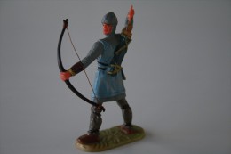 Elastolin, Lineol Hauser, H=70mm, Knight, Plastic - Vintage Toy Soldier - Figuren