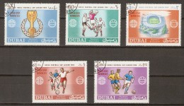 DUBAI    -    Série   FOOTBALL    -   Oblitérés.   . - 1966 – Inglaterra