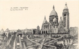 75 - PARIS - Sacré Cœur Et Le Grand Escalier - The Holy Heart Church - Neuve - Sacré-Coeur