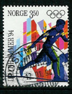 Norway Norge 1993 Olympic Winter Games Lillehammer 1994, Torch Relay Mi 1139  Cancelled(o) - Invierno 1994: Lillehammer