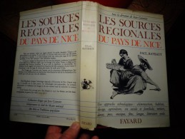 LES SOURCES REGIONALES DU PAYS DE NICE Paul Raybault . 1979 - Côte D'Azur