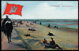 2033 - Ohne Porto - Alte Ansichtskarte Cuxhaven - Strand Bei Duhnen N. Gel. TOP - Cuxhaven