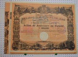 Cie Parisienne D'Eclairage Et De Chauffage Par Le Gaz, Illustrée Par Peronard - Elektriciteit En Gas