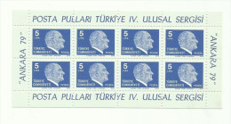 Turquie Bloc N°20 Neuf** Cote 3.75 Euros - Hojas Bloque