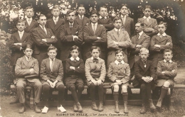 Maison De Melle : Année Commerciale --- Schoolfoto ---fotokaart 1914 - Melle