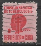 1954 Obligatory Tax - Anti TB - 1c. - Red  FU - Charity Issues