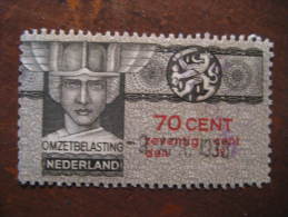 70 Cent OMZETBELASTING Revenue Fiscal Tax Postage Due Official Netherlands Holland - Fiscales