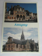 ATTIGNY  La Mairie  L'église   08 Ardenne - Attigny