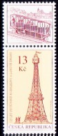 Czech Rep. / Stamps (2016) 0879 K2H: 125 Years Petrin Lookout Tower And Cableways (1891); Painter: Adolf Absolon - Unused Stamps