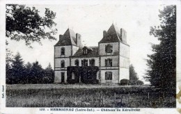 CP DEPT 44 ...HERBIGNAC  .... CHATEAU DE KEROLIVIER - Herbignac