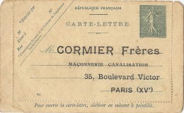 LRD11 - FRANCE ARCHIVE CORMIER - 2 DEVANTS DE CARTE LETTRE  +12 LETTRES FRANCE ET MADAGASCAR + 15 AVERTISSEMENTS FISCAUX - Colecciones Completas