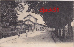 51 - ANGLURE (Marne) - La Gare - 1923 / Animation - Anglure