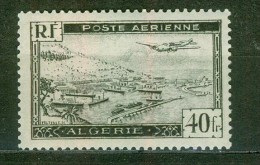 Avion Survolant La Rade D'Alger - ALGERIE - Poste Aérienne - N° 6 ** - 1946 - Luftpost