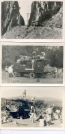 20 - 2A - Camion De Tourisme Et Travail, 3 Photos De 1960: Format CPA - Sonstige & Ohne Zuordnung