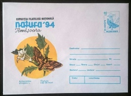 ROUMANIE Papillons, Butterflies, Mariposas, SCHMETTERLINGE,NATURA 94. Entier Postal Neuf - Papillons