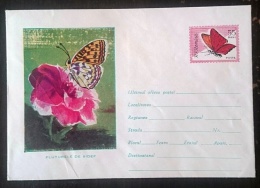 ROUMANIE Papillons, Butterflies, Mariposas, SCHMETTERLINGE, Entier Postal Neuf Emis En 1961 - Vlinders