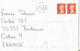 GB LETTRE POUR LA FRANCE 2001 - Briefe U. Dokumente