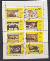 Oman 1973 Animals 8v In Sheetlet Used (F5115) - Oman