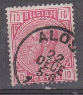 (4022 – A1-6 ) COB 38 Obl Alost Aalst - 1883 Léopold II