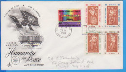 UNITED STATES HUMANITY FOR PEACE FDC 1967 - Andere & Zonder Classificatie