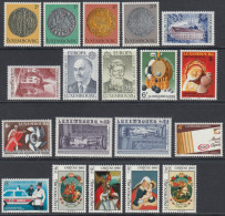 Luxembourg 1980 Complete Year Set Of 19 Stamps. Mi 1003-1021 MNH - Full Years