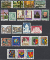 Luxembourg 1982 Complete Year Set Of 22 Stamps. Mi 1046-1067 MNH - Années Complètes