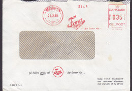 Denmark Freistempel FONA, Radio Rundfunk KØBENHAVN K. 1964 Cover Brief (2 Scans) - Frankeermachines (EMA)